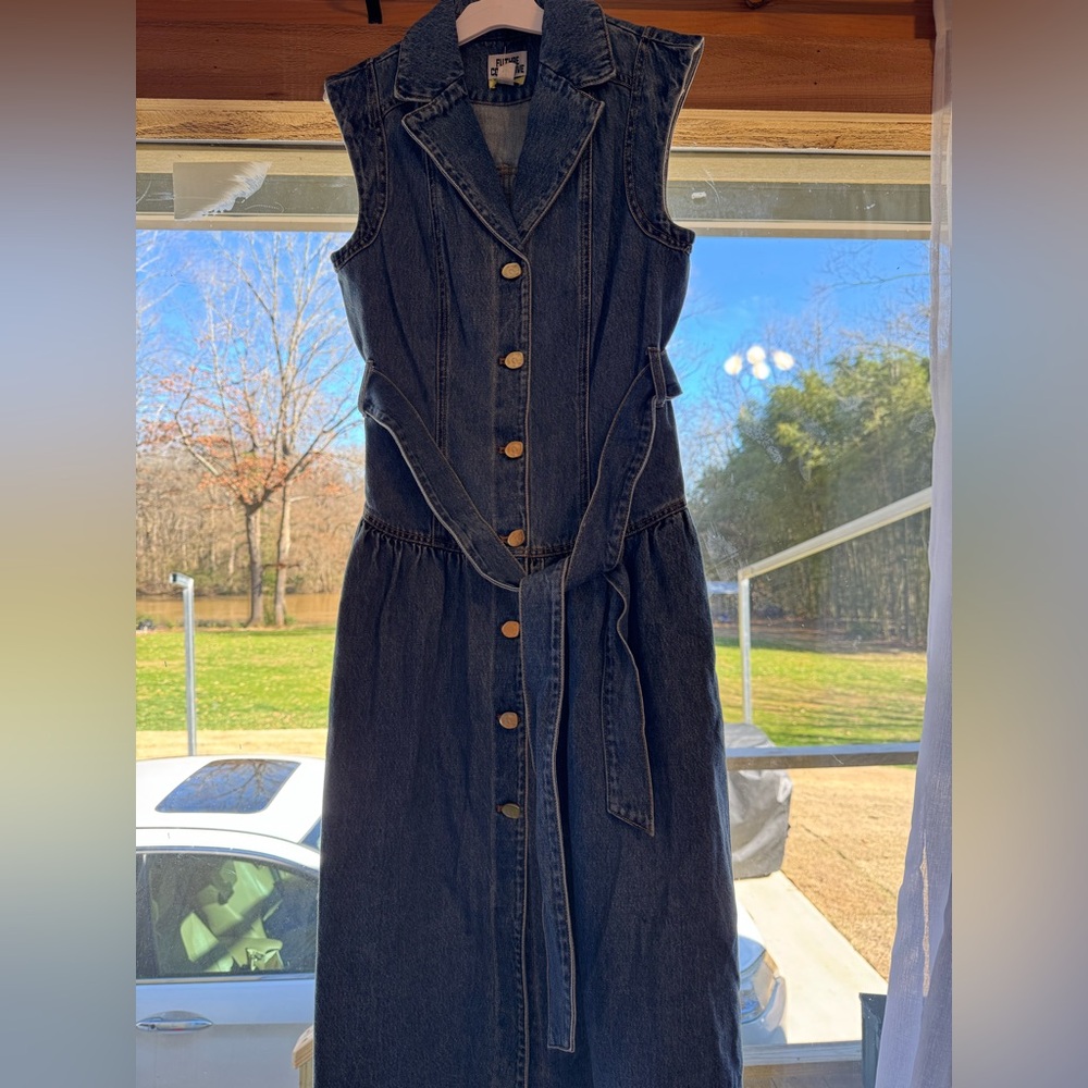 Denim dress